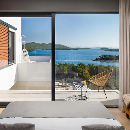 Exquisite Murter Luxor 4 Bedrooms Heated Pool & * יזרה